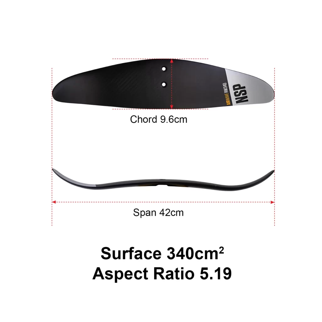 NSP Airwave Rear Wing 340 M Wing