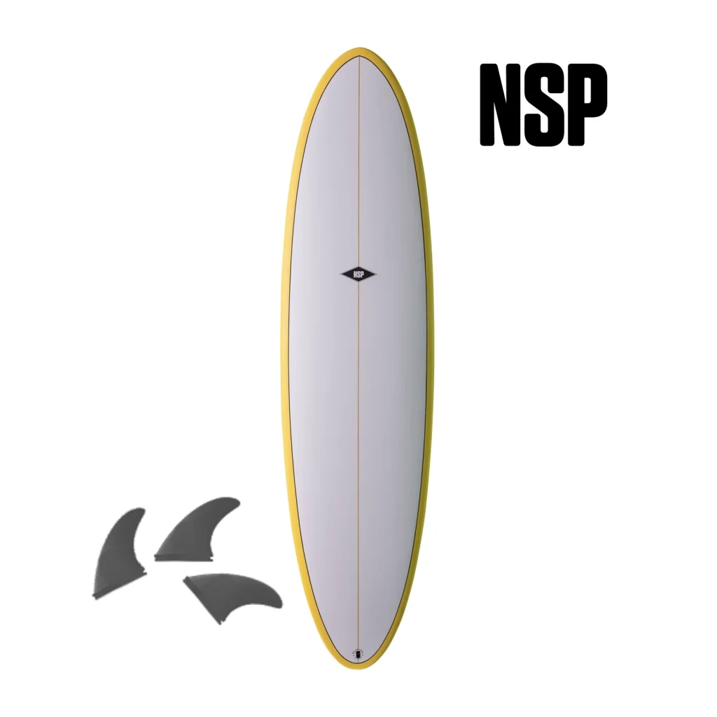 NSP Funboard Elements Yellow Deck