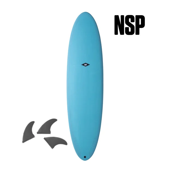 NSP Funboard Protech White Tint Bottom.webp NSP Funboard Protech Blue Tint Deck