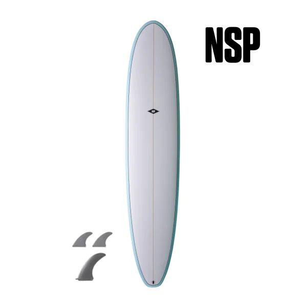 NSP Longboard elements Sky Blue Deck
