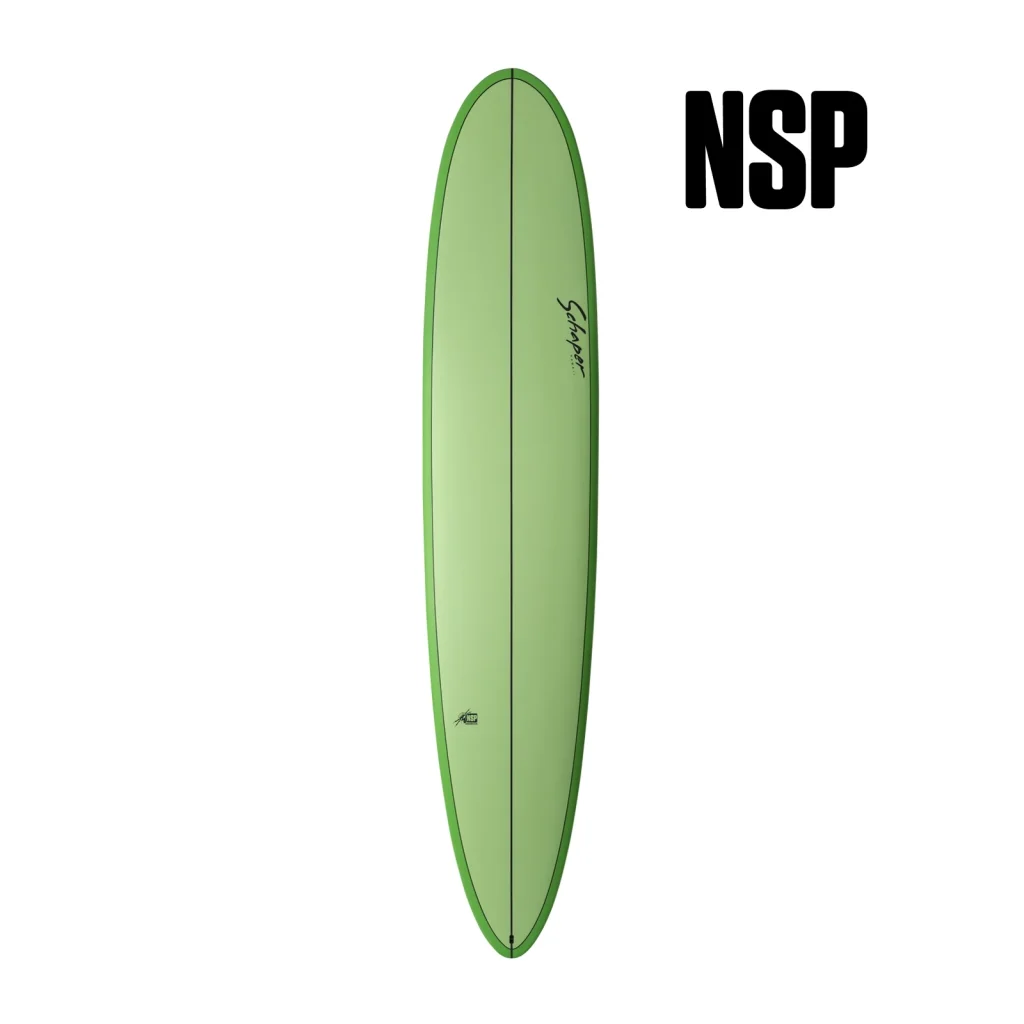 NSP Pro-9 HDT Lime Longboard Deck