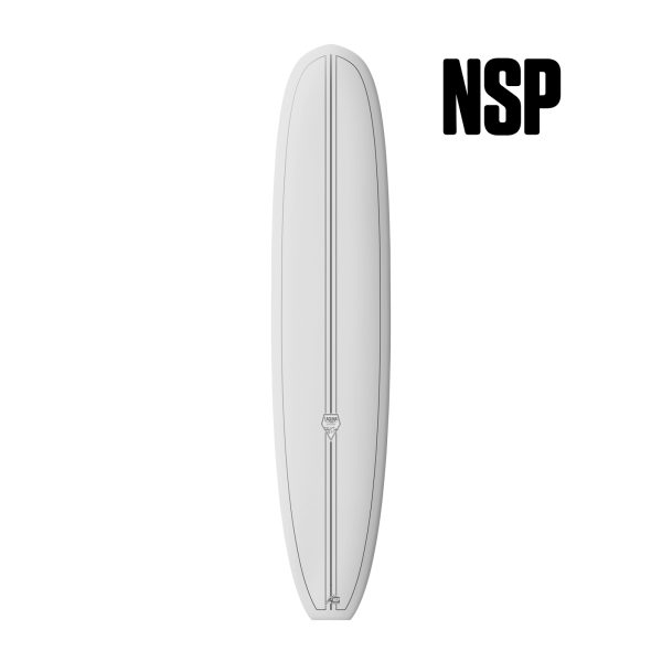 NSP Sleep Walker HDT Longboard White Deck