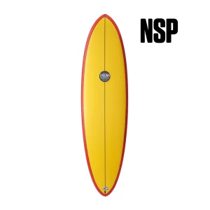 NSP Speed Line HDT Yellow Surfboard Deck.webp