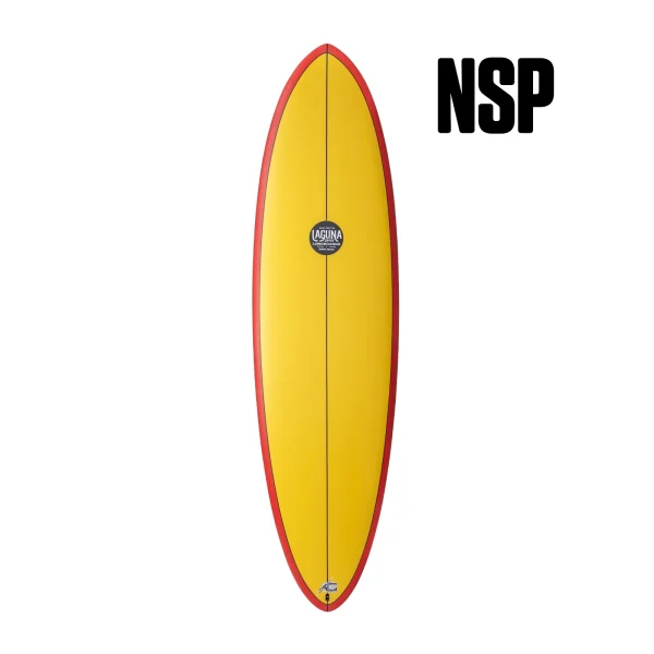NSP Speed Line HDT Yellow Surfboard Deck.webp